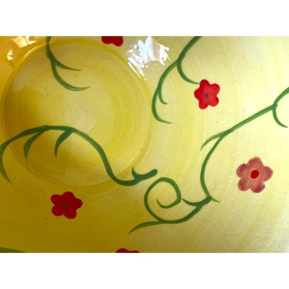 HTF! Kimberly Hodgen Cupcakes and Cartwheels Bowl & Plate Floral Scalloped READ - Picture 12 of 16